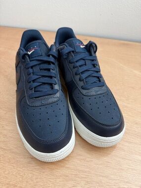 Nike Women’s Navy Air Force One Sneakers with White Sole